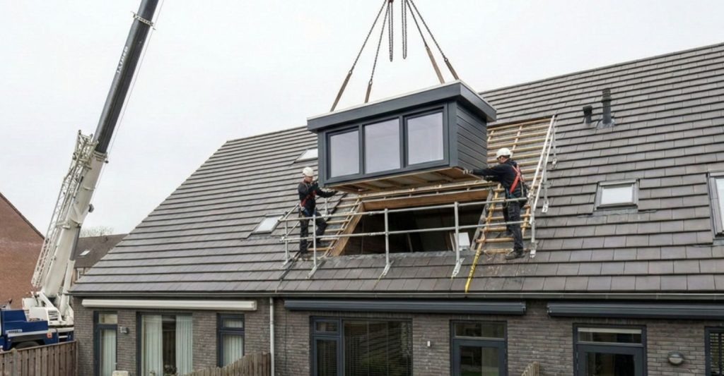 Dakkapel in Amstelveen - Prefab dakkapel